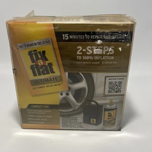 Fix a Flat Ultimate Large Tire Kit 1-Step to 100% Inflation Sealant & Pump - Picture 1 of 3