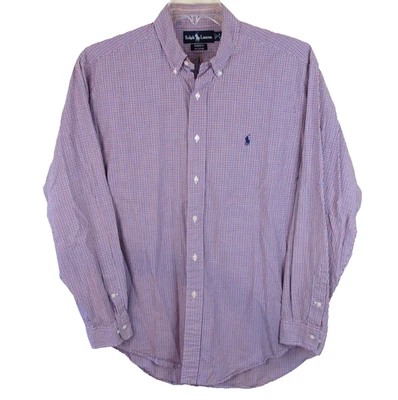 De colección. Camisa de vestir Ralph Lauren Yarmouth manga larga con botones para hombre 16-34/35 Foto 1 de 4