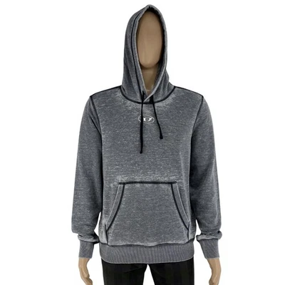 DIESEL Men Grey S-GINN-HOOD-PAK Hoodie Sweater Pullover Size L - Image 1 of 4