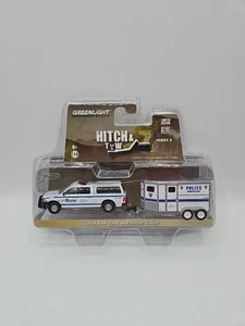 Ram 1500 2015 Greenlight Hitch & Tow Series #4 '14 y remolque para caballos policía de Nueva York - Imagen 1 de 3