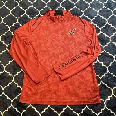 Ropa del equipo de la NFL Arizona Cardinals equipo rojo manga larga talla mediana para hombre Foto 1 de 4