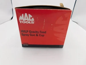 Mac Tools HVLP Gravity Feed Spray Gun & Cup Model SG8EKA NEW IN BOX - Picture 1 of 1