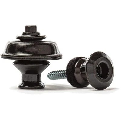 Retenedores de correa de guitarra Straplok de óxido negro - intercambiables y confiables Foto 1 de 4