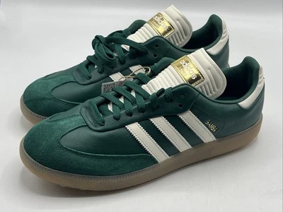 Adidas Samba Spikeless Golf Shoes Men's Size 11 Green/Off White/Gum JP8652 New - Image 1 of 4