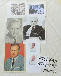 Richard Widmark handsignierte Fotos / Filme / Architectural Digest Feature & Bio - Bild 1 von 3