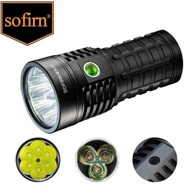 Sofirn Q8 Plus Super Powerful LED Flashlight 16000lm USB C Rechargeable Torch