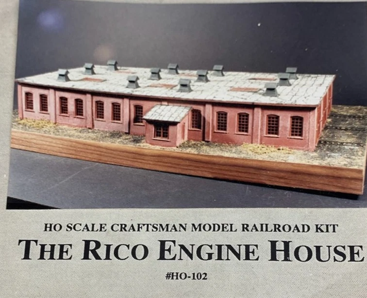 Kit de casa de motor Rico escala HOn3 Rocky Mountain Model Works #HO-102 HO7048 Foto 1 de 4