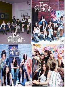 IVE Be Alright CD Set of 4 Limited I + V + E + Standard Japan 3rd EP & POB - Imagen 1 de 5