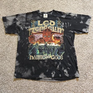 Vintage 1990's Led Zeppelin Hammer of The Gods T Shirt Size XL  - Picture 1 of 6