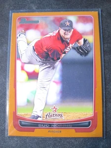 BUD NORRIS 2012 Bowman ORANGE #172 HOUSTON ASTROS /250 Mint - Picture 1 of 3