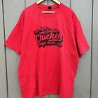 Raising Canes One Love Employee Crew T Shirt Red 2Xl Chicken Finger Meals Food