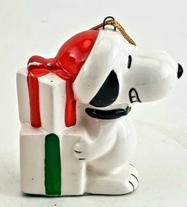 Vintage Snoopy Weihnachtsschmuck United Feature Syndicate Peanuts 1966. Hergestellt in Japan - Bild 1 von 6