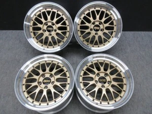 BBS LM gold 17inch wheels extremely classy rare discontinued model gold - Picture 1 of 10