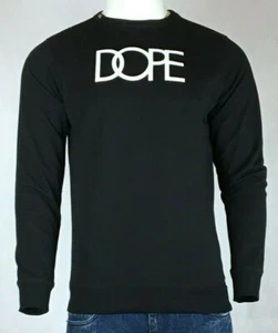 DOPE Street Wear Crew Neck Jumper Men's Black Urban Fashion Bargain Price Sale