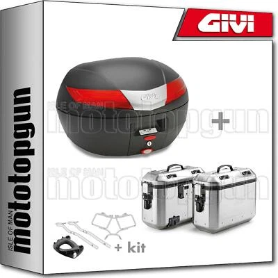 GIVI CASE V40N + SUITCASES TREKKER DOLOMITES DLMK36A HONDA CB 500 X 2017 17 - Image 1 of 4