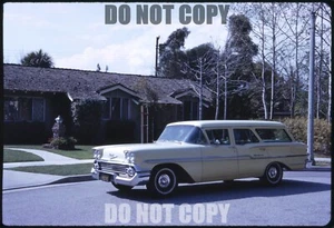 Original 35mm Slide 1958 CHEVROLET BROOKWOOD STATION WAGON So California 1969 A - Picture 1 of 1