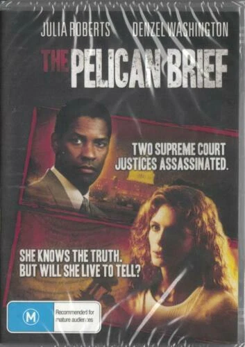  The Pelican Brief DVD Julia Roberts Denzel Washington Brand New Australia - image 1 of 1