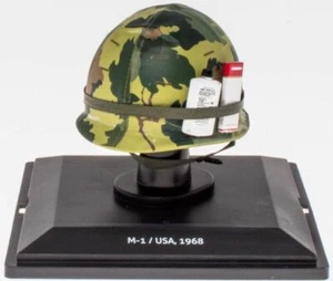 M-1 HELMET - USA, 1968 - 1:5 SCALE COLLECTORS INC STAND/CASE - Picture 1 of 4