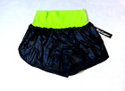 Body Wrappers Adult Nylon Dance Shorts Style BW745, Black/ Green, Small