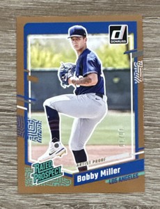 BOBBY MILLER 2023 Panini Donruss ARTIST PROOF RATED PROSPECT 41 #10/10