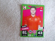 Cricket Attax The Hundred 2022 "ADAM ZAMPA" #157 Welsh Fire Trading Card