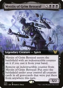 Myojin of Grim Betrayal (055) Extended Art Neon Dynasty Commander NEC MTG Magic - Picture 1 of 1