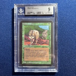 MTG ALPHA R G Timber Wolves BGS 9 Quad++  MINT  (9.5 edges, surface)  1993 - Picture 1 of 2