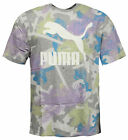 Puma Summer Tropical All Over Print Mens T-Shirt Top Grey 575133 04 Rw83