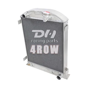 4ROW 62mm For 1932 FORD HI-BOY HOT ROD CHEVY ENGINE V8 AT/MT Aluminum Radiator - Bild 1 von 12