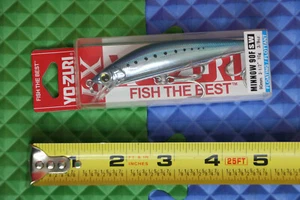 YO-ZURI Minnow 90F SW Sardine Shallow Diver Floating 3-1/2'' Fishing Lure - Picture 1 of 9