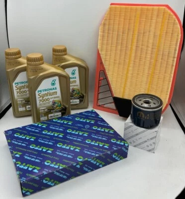 KIT TAGLIANDO FIAT PANDA YPSILON 312 1.0 HYBRID 3 FILTRI E 3 LT PETRONAS 0W20 - Immagine 1 di 3
