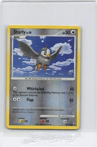Starly 75/100 - Reverse Holo - Common - Majestic Dawn - 2008 POKEMON CARD - LP - Picture 1 of 2