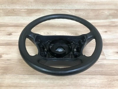 MERCEDES BENZ W220 W215 S500 S55 CL500 CL55 OEM FRONT LEATHER STEERING WHEEL 2 - Image 1 of 4