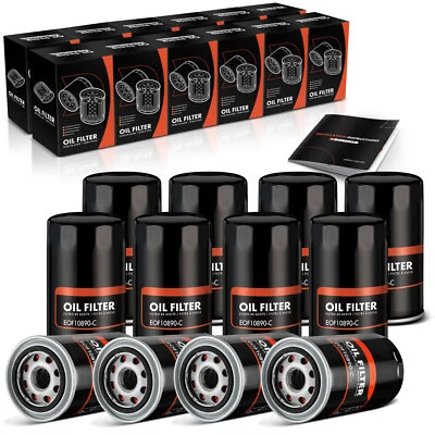 Filtro de óleo de motor 12 peças para Ford F-250 F-350 F-450 F-550 Super Duty 11-23 F-650 - Imagem 1 de 4