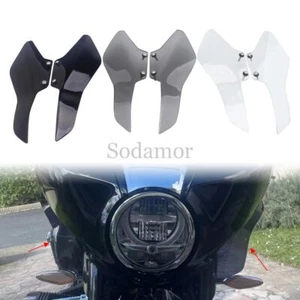 Motorcycle Side Windshield Wind Deflectors For BMW R18B Bagger 2021-2023 2024 - Picture 1 of 49