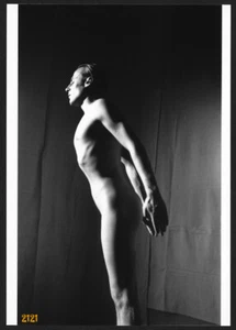 REIMPRESIÓN tamaño normal, fotografía artística, hombre desnudo, int. gay estudio - Imagen 1 de 2