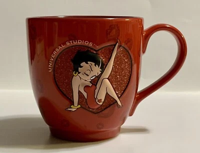 Large Red Betty Boop Coffee Mug Universal Studios & King Features Syndicate 2006 Foto 1 de 4