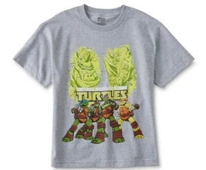 Teenage Mutant Ninja Turtles Shirt Boy's Large NWT Bebop & Rocksteady TMNT NEW - Picture 1 of 2