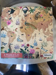 A World of Life 1000 Piece Jigsaw Puzzle Gibsons - Picture 1 of 4