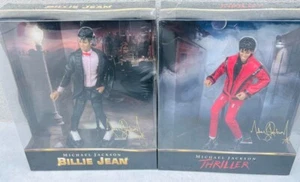 Michael Jackson Billie Jean and Thriller Rare Figure 2 Set NEW - Picture 1 of 7