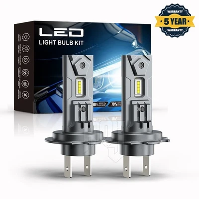 For Mercedes-Benz CLS500 2006-2010 2x H7 LED Headlight Kit High &Low Beam Bulbs - Image 1 of 4