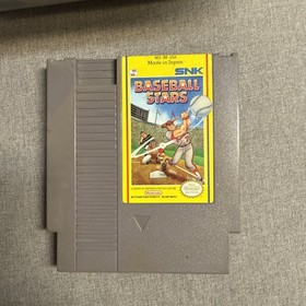 Baseball Stars SNK Nintendo NES 1985 Cartridge, Tested