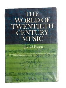 Libro Prentice Hall 1968 biografías David Ewen The World of 20th Century Music - Imagen 1 de 10