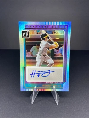 2025 Panini Donruss Signature Series Henry Bolte Silver Autograph Auto #SG-HBT - Image 1 of 4