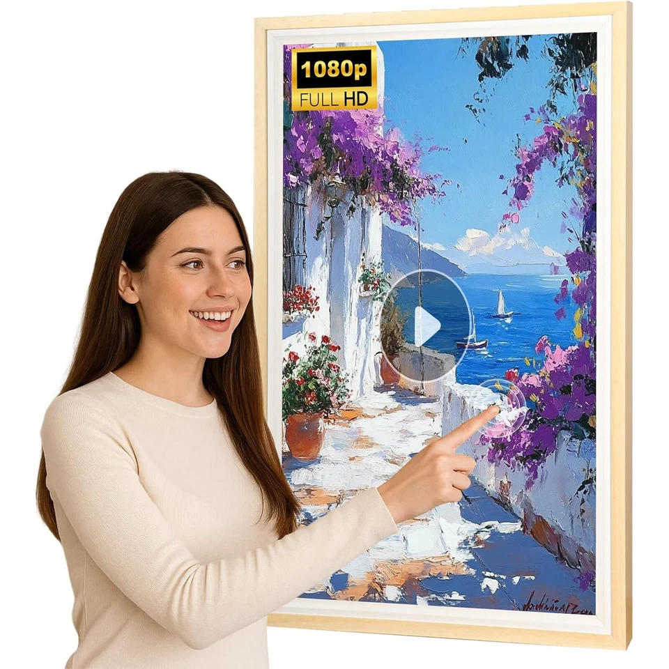 43 Inch Large Digital Photo Frame WiFi, 64GB, 1920 * 1080 IPS HD Touch Screen - Image 1 of 4
