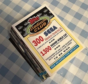 x60 Topps Club Stadium 1991/1992 Fußball Soccer Karten - Bild 1 von 3