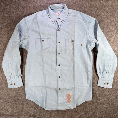Tyndale FR Shirt Mens Small Flame Resistant Workwear USA Made 5.9 ARC HRC 1 - Image 1 of 4