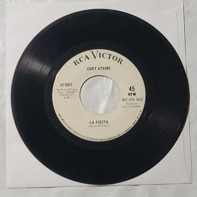 Chet Atkins ~ La Fiesta/ Prissy ~ RCA Victor Promo 45 RPM Record - Image 1 of 4