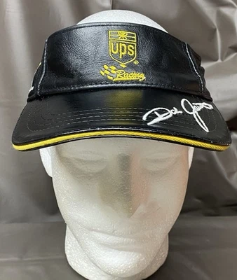 Visera de cuero ajustable Dale Jarrett #88 UPS Racing NASCAR Foto 1 de 4
