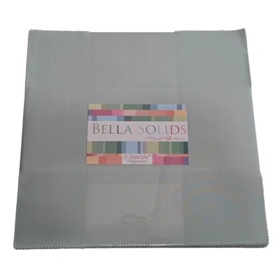 Home town Sky Jr Layer Cake by Bella Solids #9900-177 for Moda Fabrics 10 in - Image 1 of 4